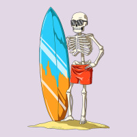 Surfing Skeleton Halloween Themed Surf Lovers Gift Classic Tee | Teevron