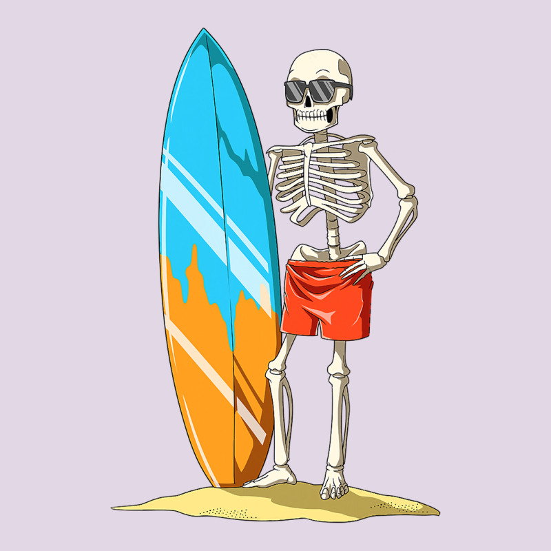Surfing Skeleton Halloween Themed Surf Lovers Gift Classic Tee by longCreatives | Teevron