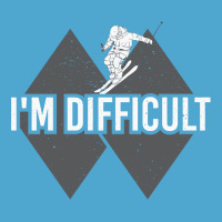 I'm Difficult Double Black Diamond Skiing Premium Hoodie | Teevron