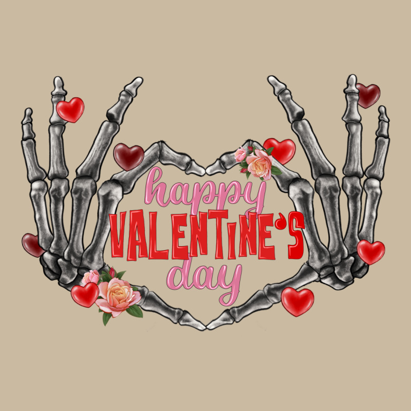 Happy Valentine's Day Skeleton Hands Long Sleeve Tee by FaDigitalArtStudio | Teevron