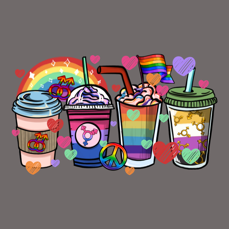 Lgbtq Coffee Cups Urban Heavy Tee by HowdyJamesFarm | Teevron