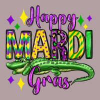 Happy Mardi Gras Alligator Olivia Vintage Hoodie | Teevron