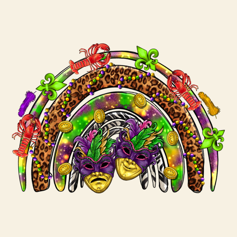 Mardi Gras Rainbow Vintage Tee by HowdyJamesFarm | Teevron