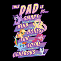 My Little Pony Father's Day Group Shot This Dad Is Heavy Core Tee | Teevron
