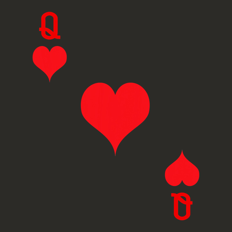 Queen Of Hearts  Playing Card   Halloween Costume Heavy Core Tee by longCreatives | Teevron