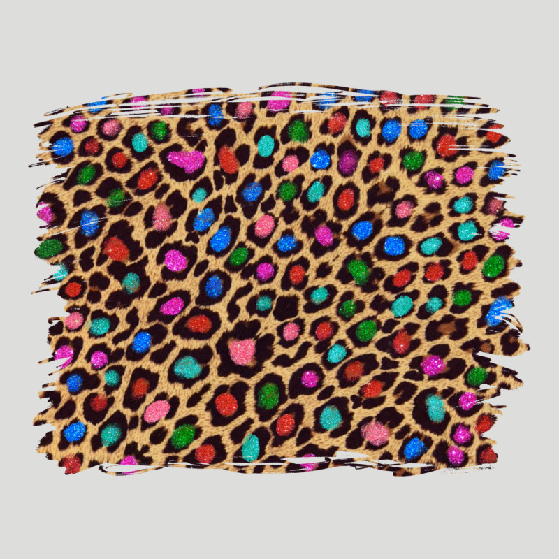 Leopard With Multiple Color Glitters Zipper Hoodie by Artiststas | Teevron