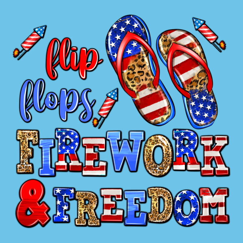 Flip Flops Fireworks And Freedom Premium Sweatshirt by AdoDesignShop | Teevron