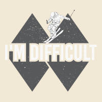 I'm Difficult Double Black Diamond Skiing Premium Tee | Teevron