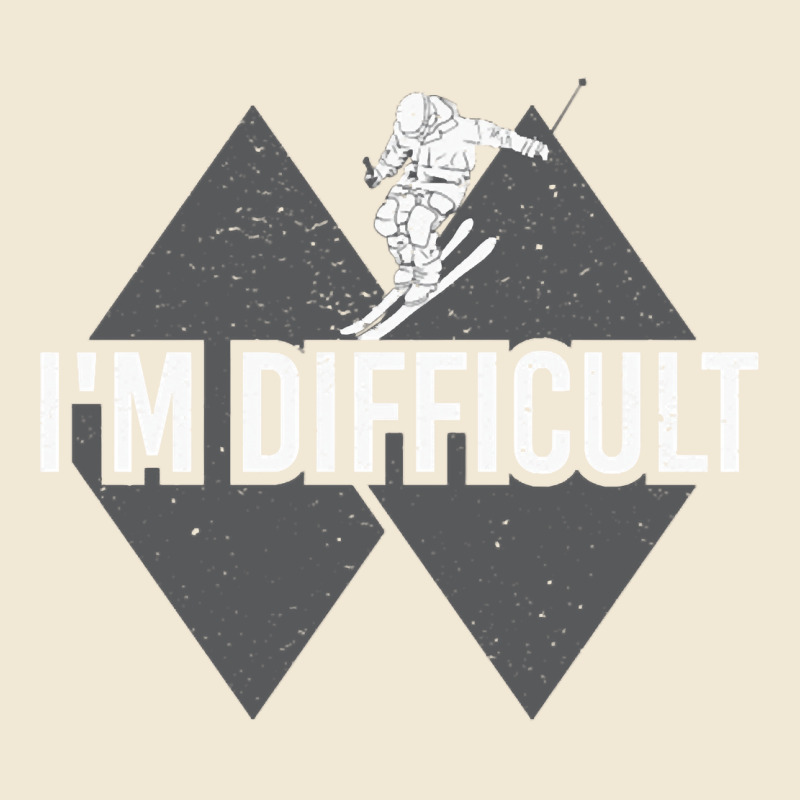 I'm Difficult Double Black Diamond Skiing Premium Tee by longCreatives | Teevron