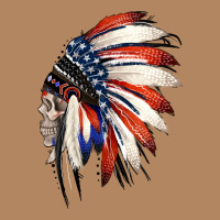 4th Of July Indian Headdress Gypsy Spirit Skull Long Sleeve Tee | Teevron