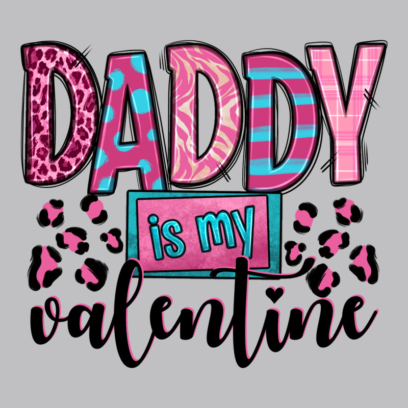 Daddy Is My Valentine Long Sleeve Tee by OliviaCreatesArt | Teevron
