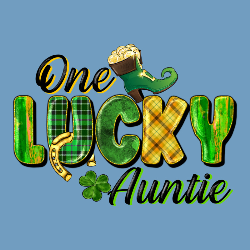 One Lucky Auntie St. Patrick's Day Urban Heavy Tee by CowGirlArtShop | Teevron
