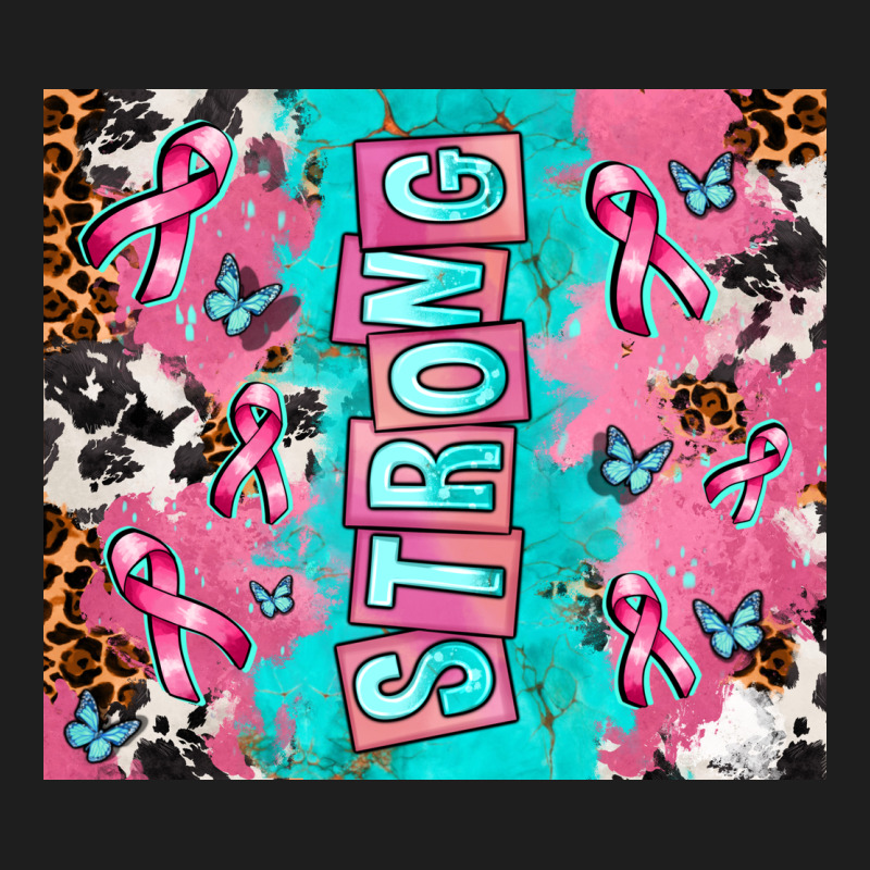 Breast Cancer Awareness Strong Heavyweight Hoodie by AdoDesignShop | Teevron