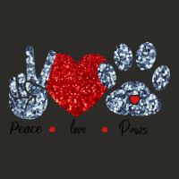 Peace Love Paws Heavy Core Tee | Teevron