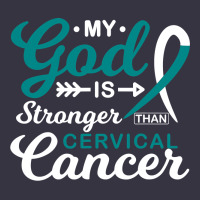 My God Is Stronger Than Cervical Cancer Awareness Warrior Vintage Hoodie | Teevron