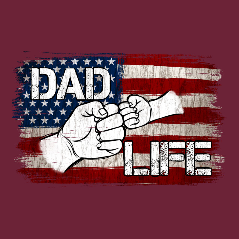 Dad Life With American Flag Long Sleeve Tee by Jasminsmagicworld | Teevron