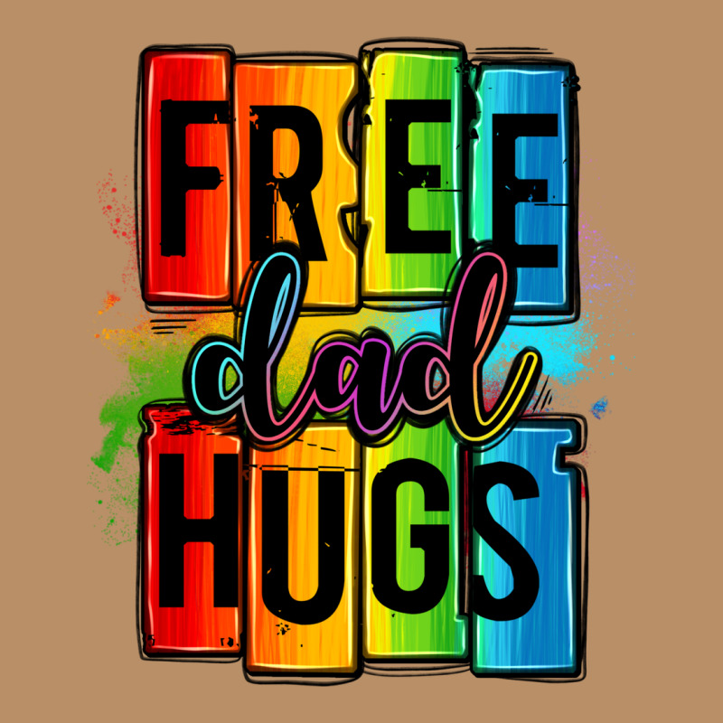 Free Dad Hugs Vintage Hoodie by OliviaCreatesArt | Teevron