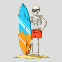 Surfing Skeleton Halloween Themed Surf Lovers Gift Zipper Hoodie | Teevron