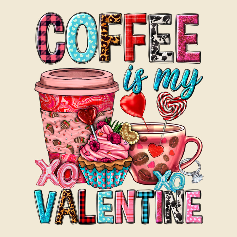 Coffee Is My Valentine Valentine's Day Ladies Tee by HowdyJamesFarm | Teevron