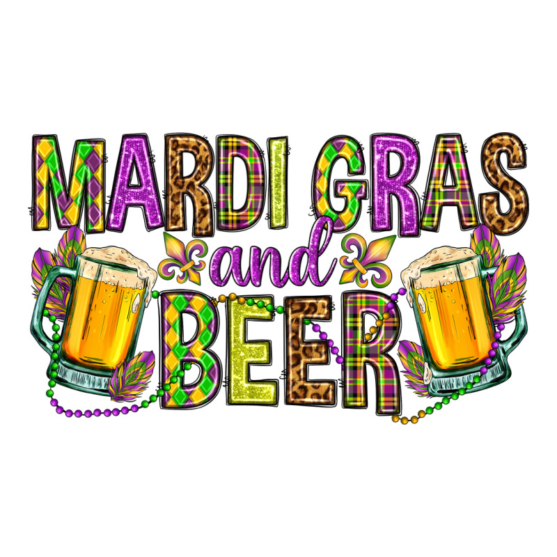 Mardi Gras And Beer Hjf Ladies Tee by HowdyJamesFarm | Teevron
