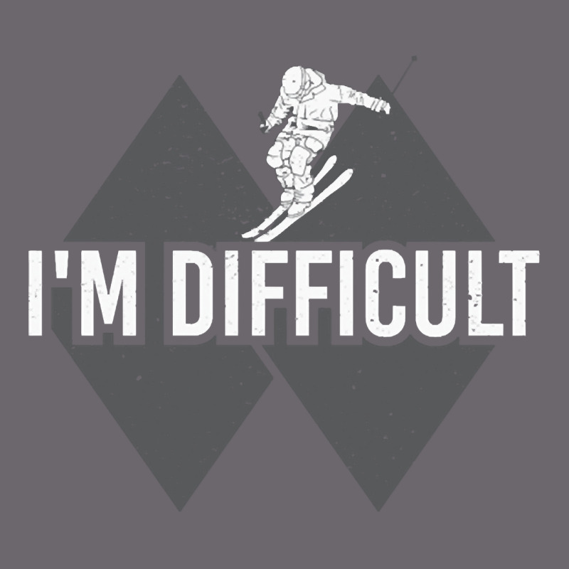 I'm Difficult Double Black Diamond Skiing Premium Sweatshirt by longCreatives | Teevron