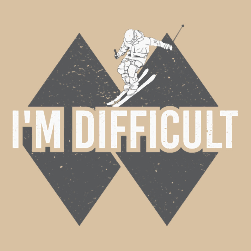 I'm Difficult Double Black Diamond Skiing Heavyweight Hoodie by longCreatives | Teevron