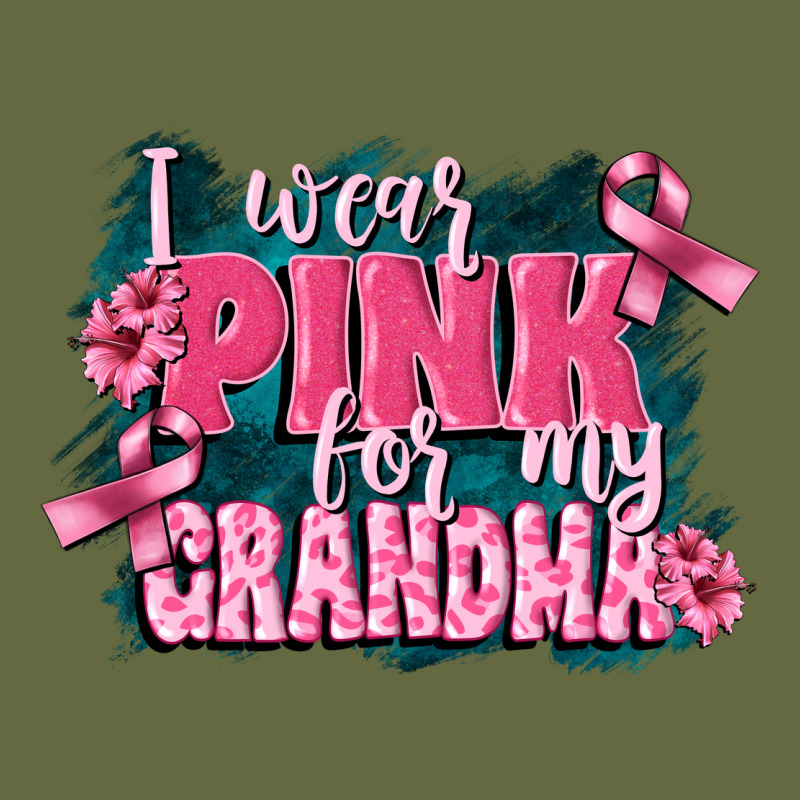 I Wear Pink For My Grandma Long Sleeve Tee by FaDigitalArtStudio | Teevron