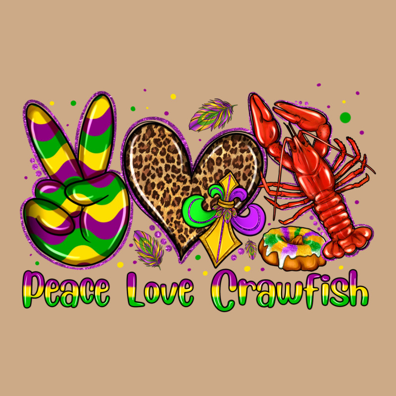 Peace Love Crawfish Olivia Vintage Hoodie by OliviaCreatesArt | Teevron