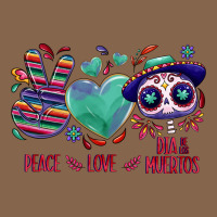 Peace Love Dia De Los Muertos Premium Tee | Teevron
