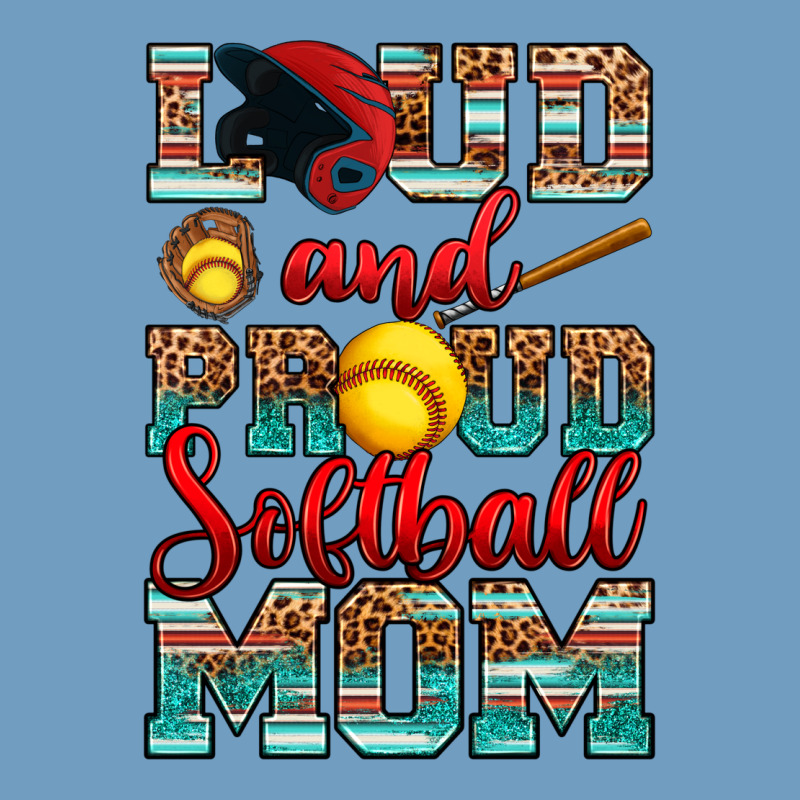 Loud And Proud Softball Mom Urban Heavy Tee by RanaPortraitStore | Teevron