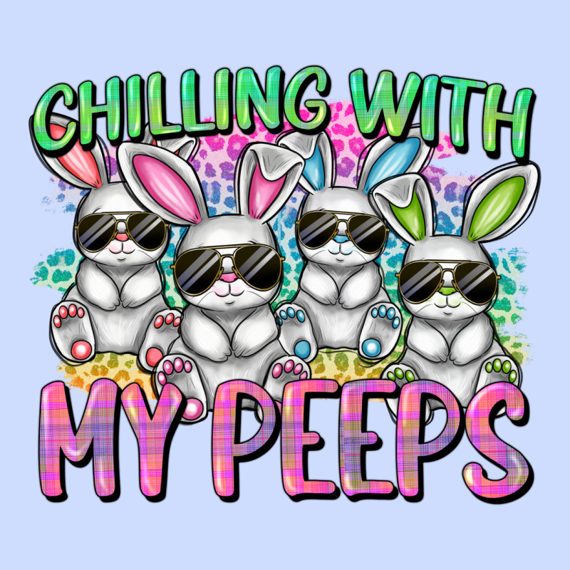 Chilling With My Peeps Easter Bunnies Urban Heavy Tee by CowGirlArtShop | Teevron
