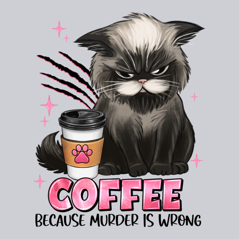Coffee Because Murder Is Wrong Grumpy Cat Urban Hoodie by JahusDesignShop | Teevron