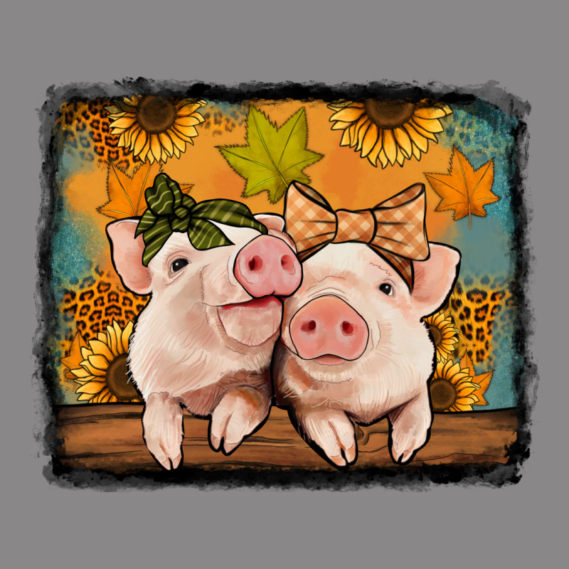 Fall Pigs Vintage Tee by Jasminsmagicworld | Teevron