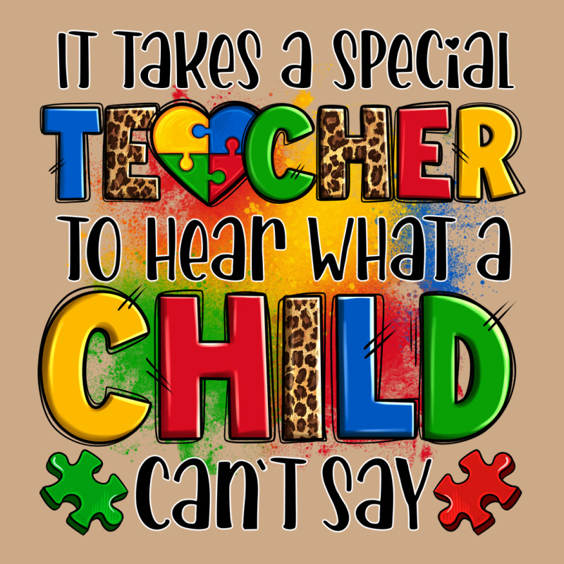 It Takes A Special Teacher To Hear What A Child Can't Say Vintage Hoodie by OliviaCreatesArt | Teevron