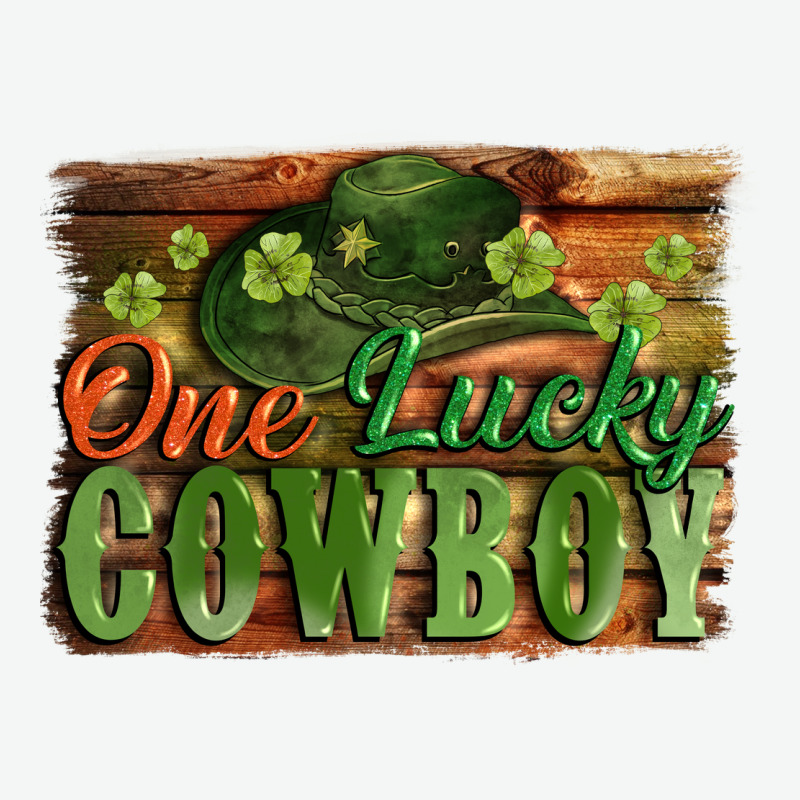 One Lucky Cowboy St. Patrick's Day Urban Heavy Tee by CowGirlArtShop | Teevron