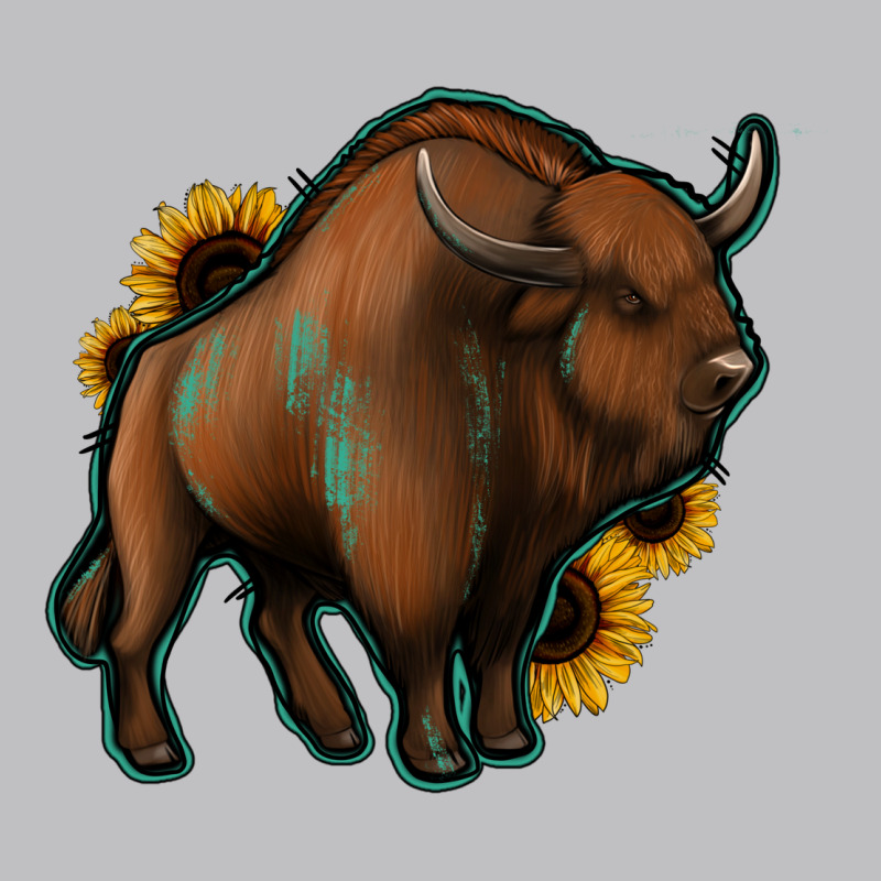 Western  Bison Long Sleeve Tee by Jasminsmagicworld | Teevron