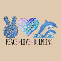 Peace Love Dolphins Dolphin Lovers Women Men Girls Boys Funny Gift Heavyweight Sweatshirt | Teevron