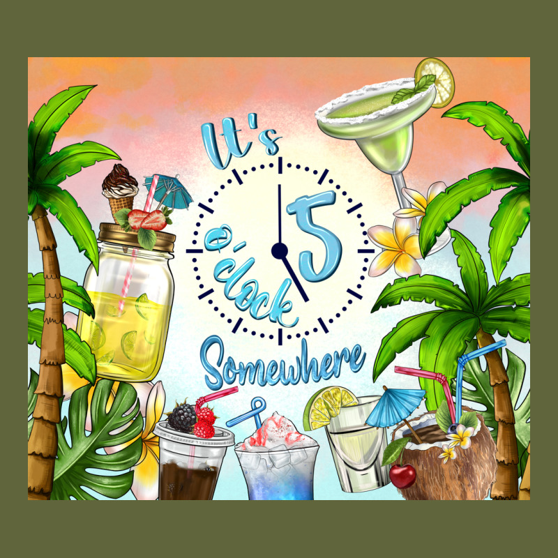 It's Five O'clock Somewhere Classic Tee by TumblerDesignByShophia | Teevron