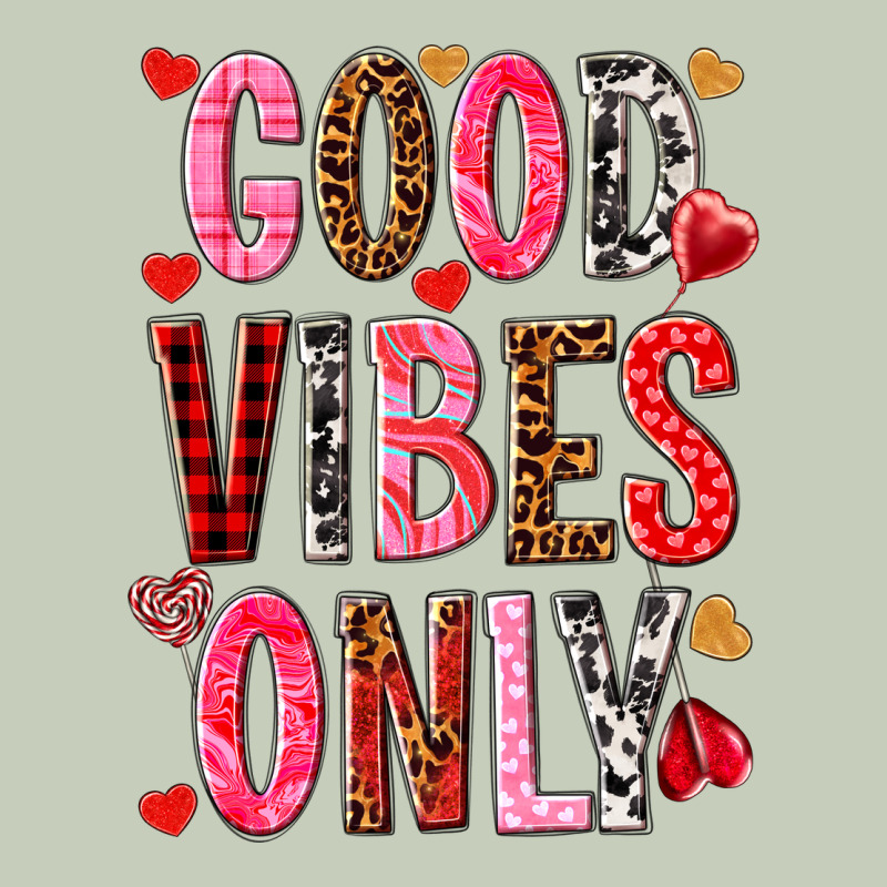 Good Vibes Only Valentine's Day Ladies Tee by HowdyJamesFarm | Teevron