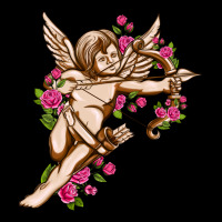 Cupid With Rose Valentine's Day Ladies Tee | Teevron
