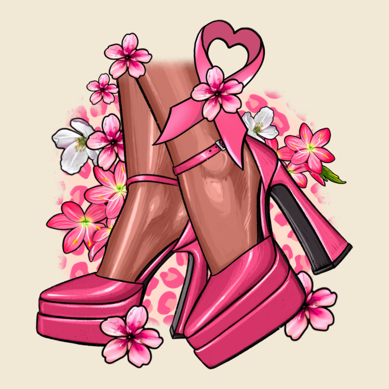 Cancer High Heels Cancer Awareness Ladies Tee by HowdyJamesFarm | Teevron