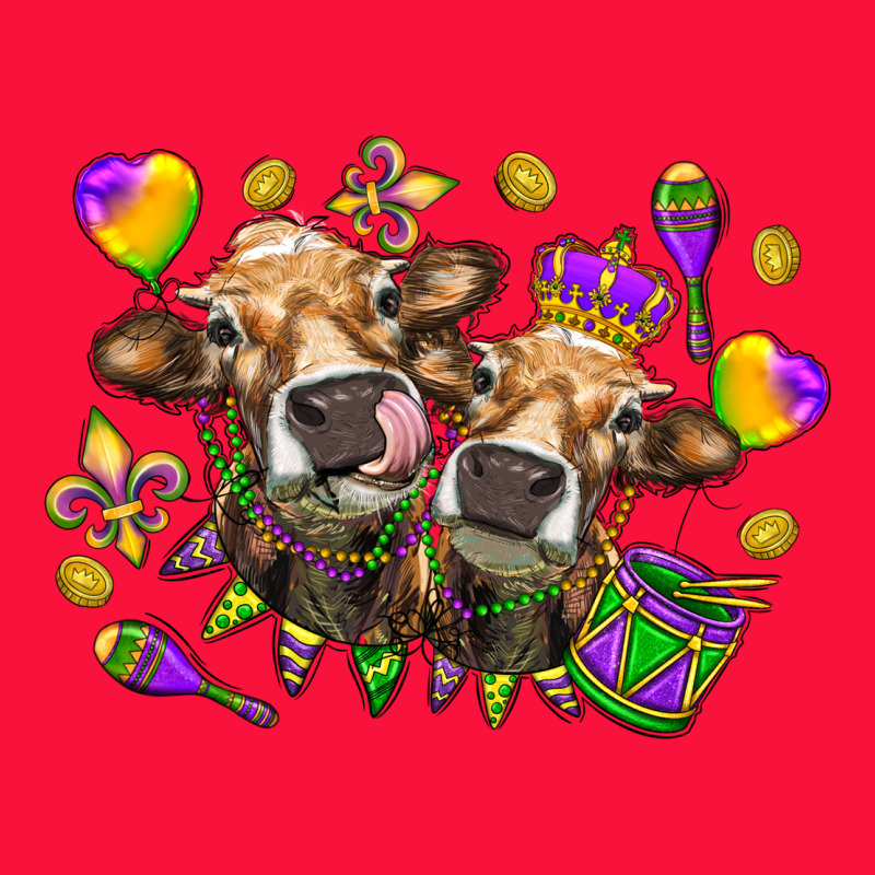Mardi Gras Heifers Classic Tee by HowdyJamesFarm | Teevron