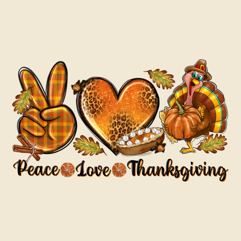 Peace Love Thanksgiving Premium Tee by texasbilliewilder | Teevron