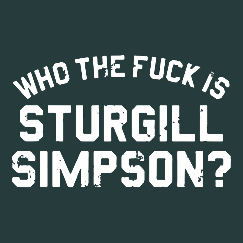 Who The Fuck Is Sturgill Simpson Premium Hoodie by longCreatives | Teevron