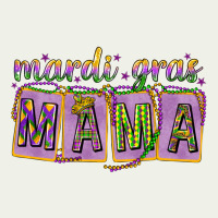 Mardi Gras Mama With Beads Mother's Day Urban Heavy Tee | Teevron