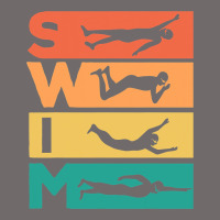 Retro Vintage Swimming Gift For Swimmers Urban Heavy Tee | Teevron