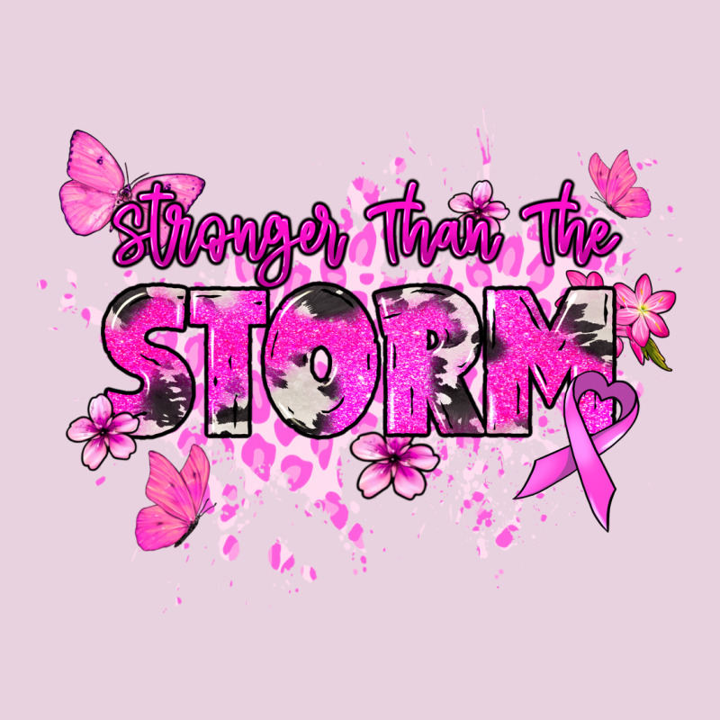 Stronger Than The Storm Cancer Awareness Ladies Tee by HowdyJamesFarm | Teevron