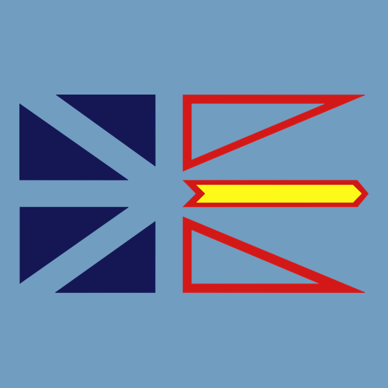 Newfoundland And Labrador Flag - 3 Color Urban Heavy Tee by longCreatives | Teevron
