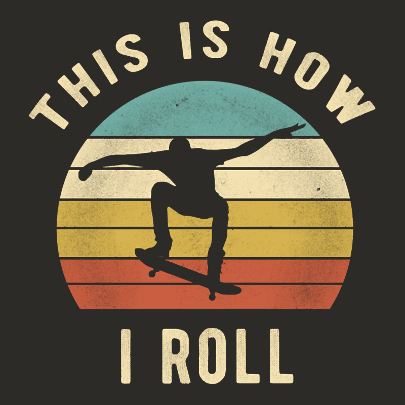 Skater - This Is How I Roll Retro Skateboard Gift Heavy Core Tee by longCreatives | Teevron