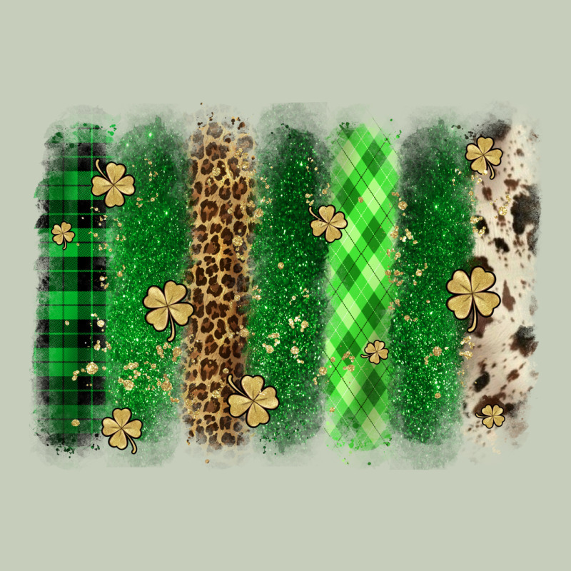 St. Patrick's Day Brushstroke Long Sleeve Tee by OliviaCreatesArt | Teevron